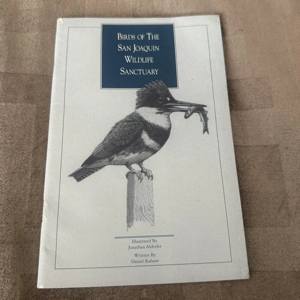 Birds Of The San Joaquin Wildlife Sanctuary Kahane Audubon Gray Illus Pamphlet